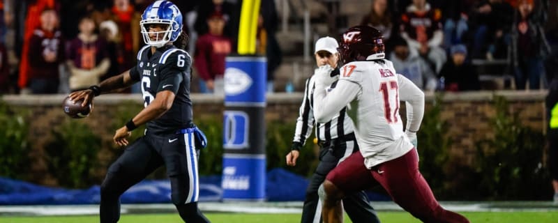 Maalik Murphy throws 3 TDs, helps Duke outlast Virginia Tech