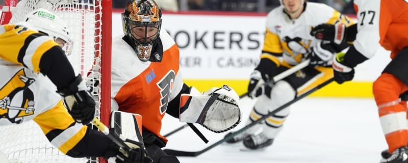 Samuel Ersson&#39;s 31 saves help Flyers hold off Penguins, end 5-game skid