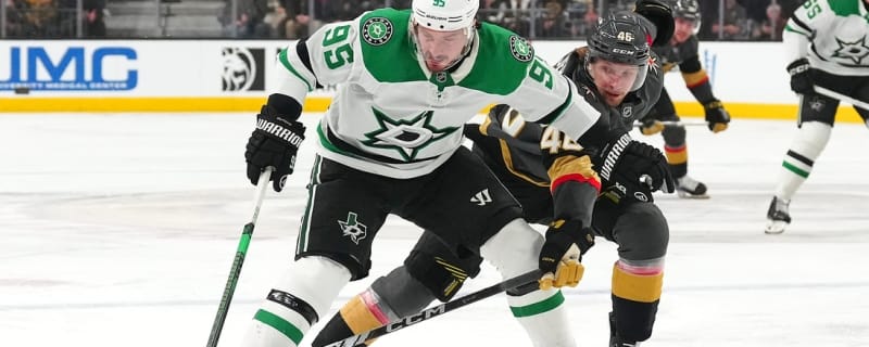 Wyatt Johnston caps hat trick in OT as Stars top Knights