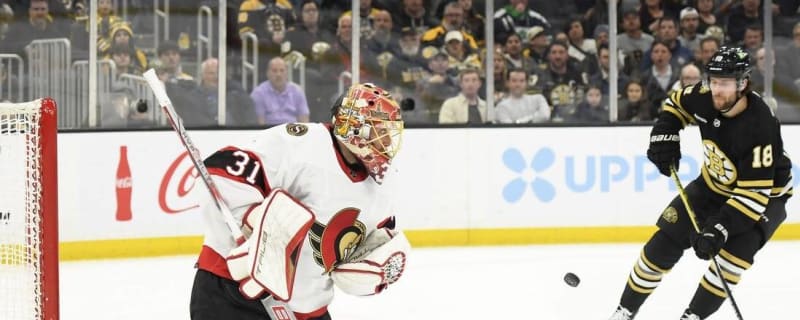 Senators surprise Bruins in regular-season finale