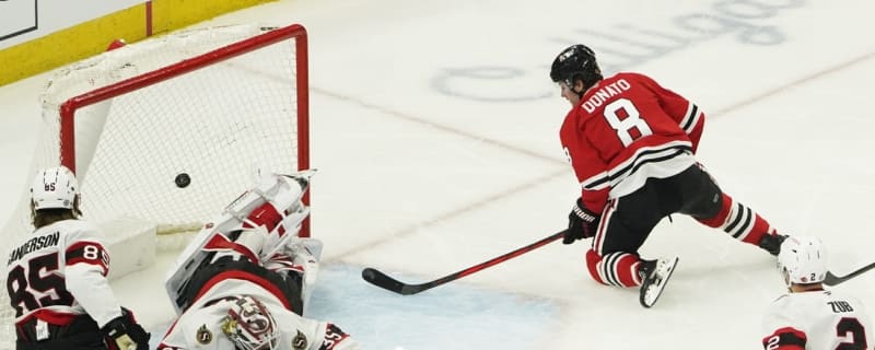 Tim Stutzle, Senators sink Blackhawks in overtime