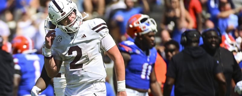 Mississippi State QB Blake Shapen (shoulder) to miss rest of season