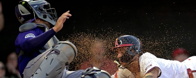 Well-rounded showing from Matt Thaiss lifts Angels over Rockies