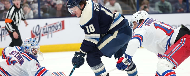 Vincent Trocheck scores twice as Rangers blank Blue Jackets