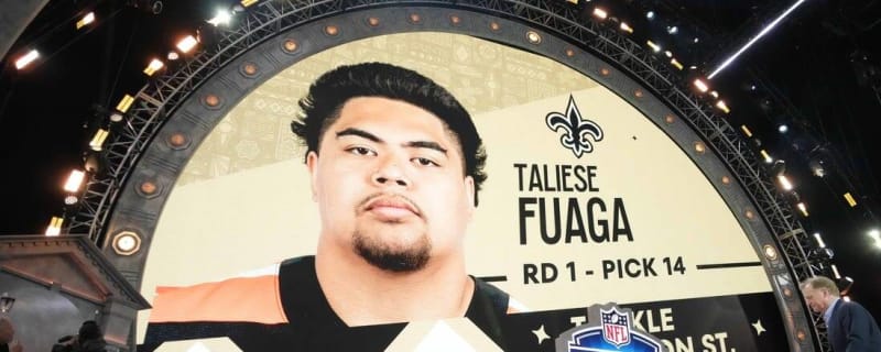 Saints sign first-round OT Taliese Fuaga to $17.3M deal