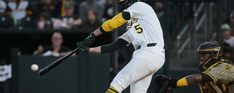 A&#39;s erupt early, rout Padres for first win in Sacramento