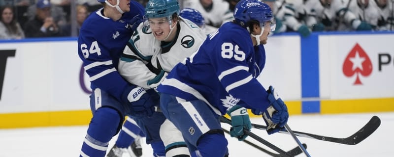 Fabian Zetterlund&#39;s shootout goal lifts Sharks over Maple Leafs