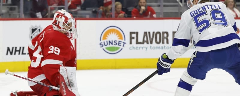 Red Wings blank Lightning behind Cam Talbot&#39;s 28 saves