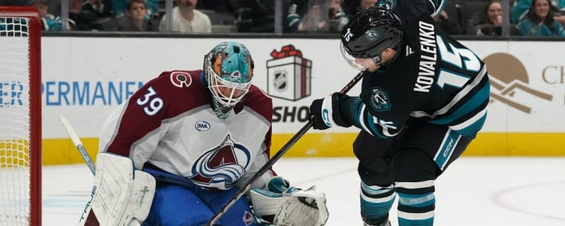 Joel Kiviranta&#39;s leads Avalanche&#39;s comeback against Sharks