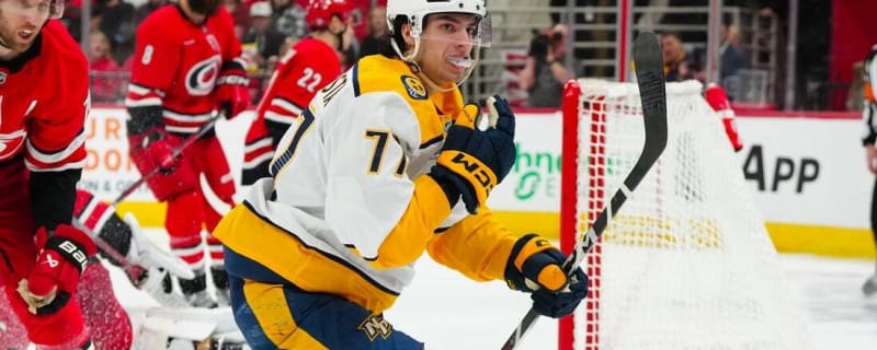 Luke Evangelista scores twice, Preds beat Hurricanes