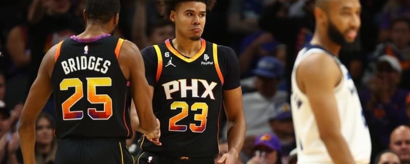 Phoenix Suns Cameron Johnson Black 2022-23 Edition Jersey