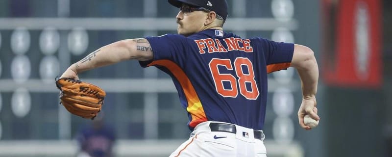 Rookie J.P. France shuts down A's as Astros win 3-1