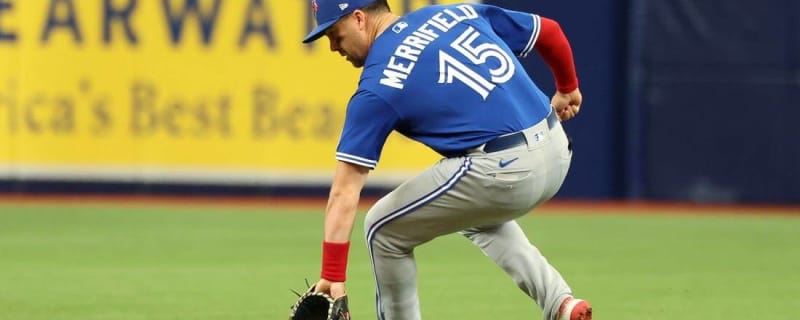 MILWAUKEE, WI - JUNE 26: Toronto Blue Jays outfielder George Springer (4)  runs to third base during a game between the Milwaukee Brewers and Toronto  Blue Jays on June 26, 2022 at