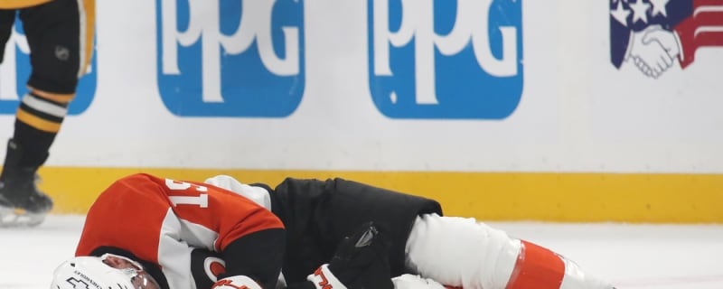 Flyers F Garnet Hathaway avoids serious injury