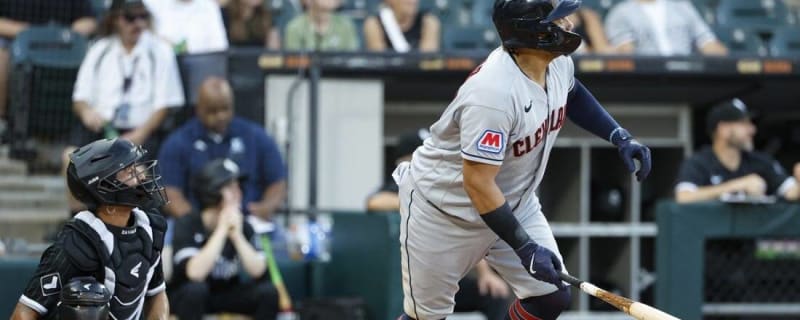 Josh Naylor taunts Gerrit Cole with baby move after home run in ALDS