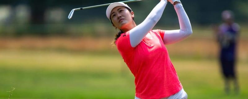 Xiyu Lin sinks eagle, holds steady at -4 to lead Women&#39;s PGA