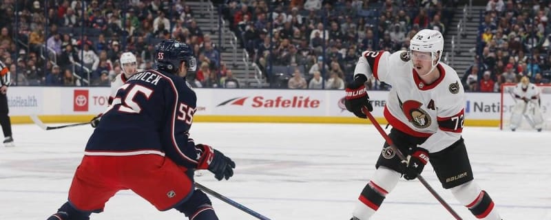 Report: Sens D Thomas Chabot (leg) out at least 4 weeks