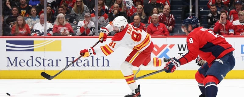 Flames score early, tame surging Capitals