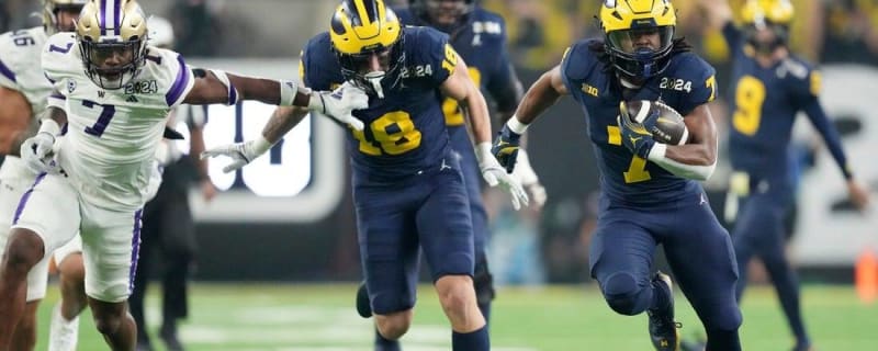 Michigan RB Donovan Edwards returning for 2024