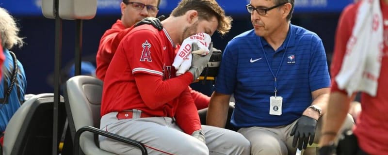 Angels' Taylor Ward opens up about recovery from 92 mph sinker to face -  The Athletic