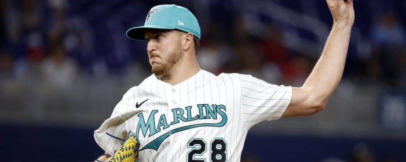 Marlins' Trevor Rogers exits game with left forearm tightness