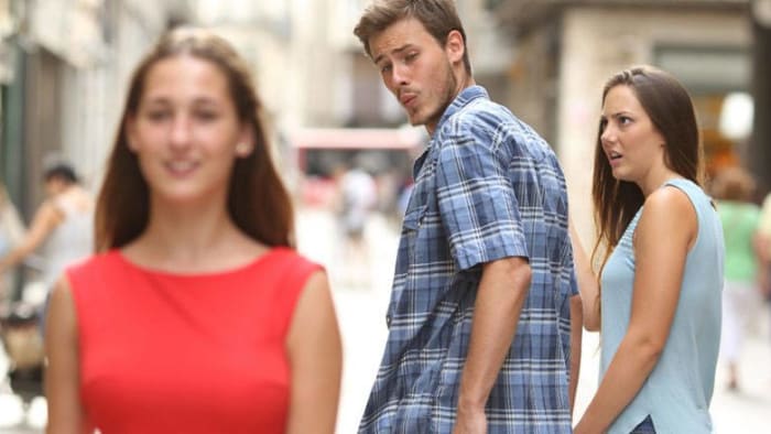 Distracted boyfriend
