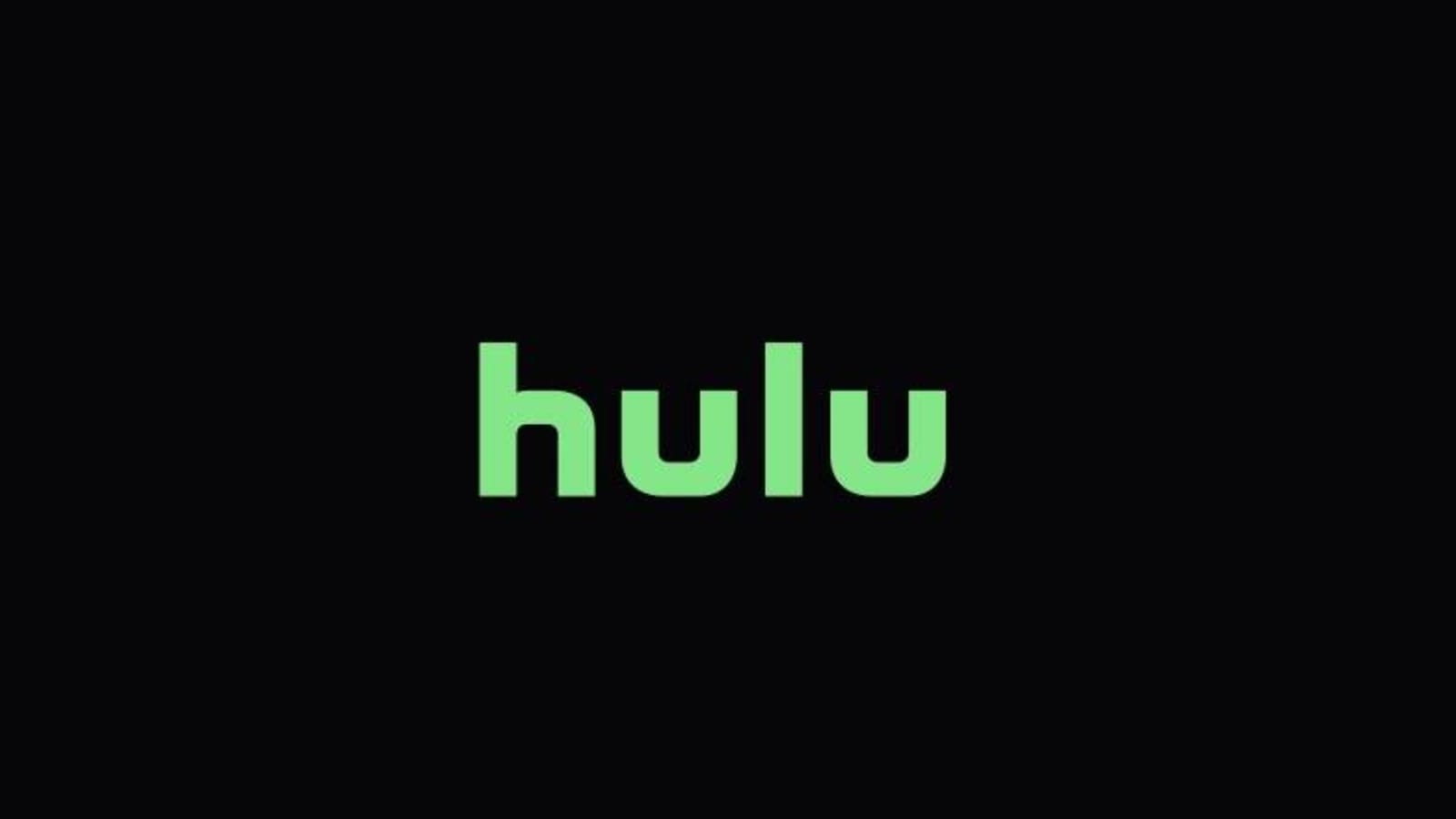 Hulu logo against black background