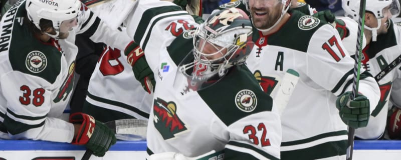 Watch: Wild goalie Filip Gustavsson scores in NHL game