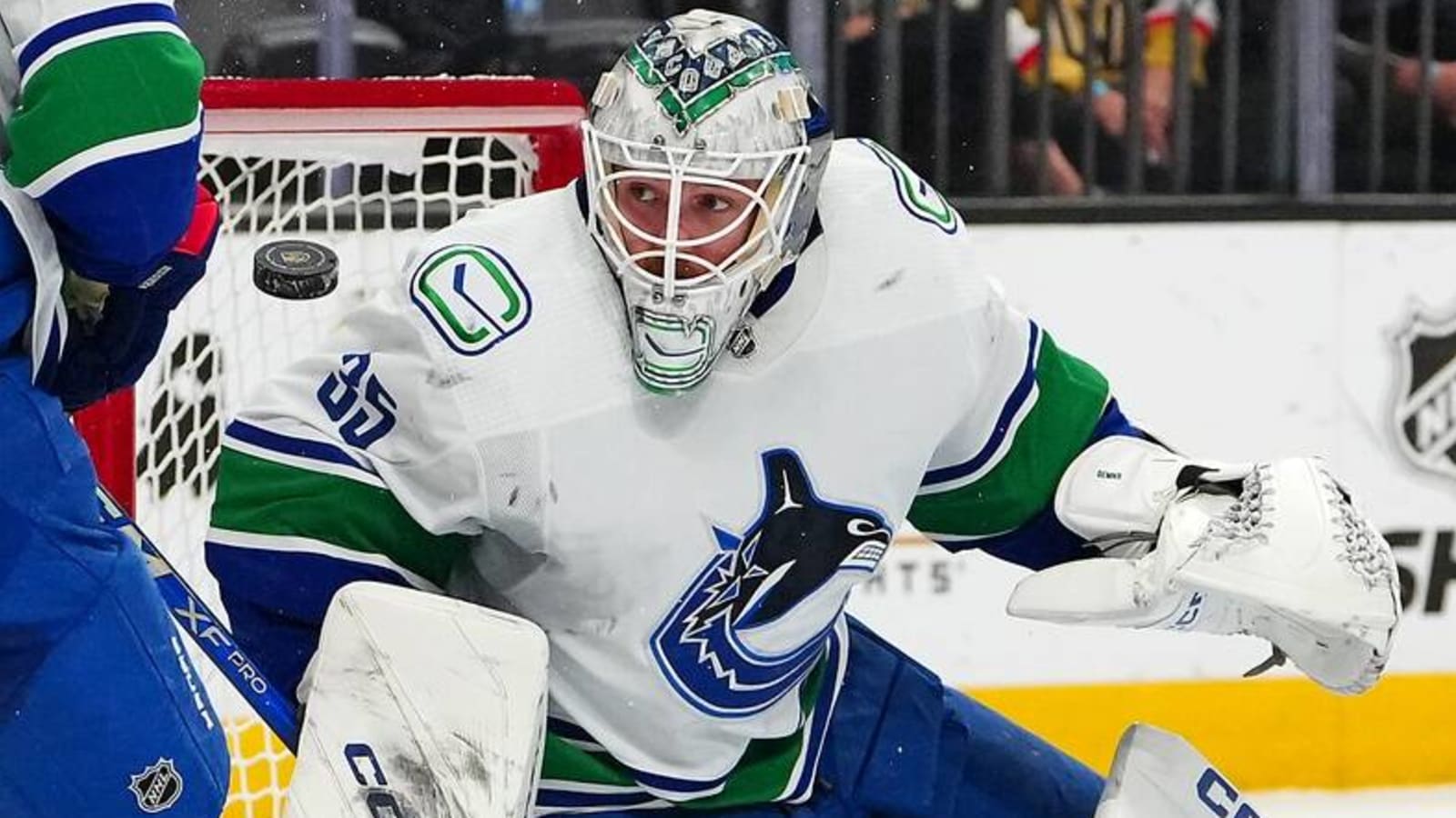 Scenes from playoff practice: Demko skates again as Canucks prepare for Wednesday’s opener against Oilers