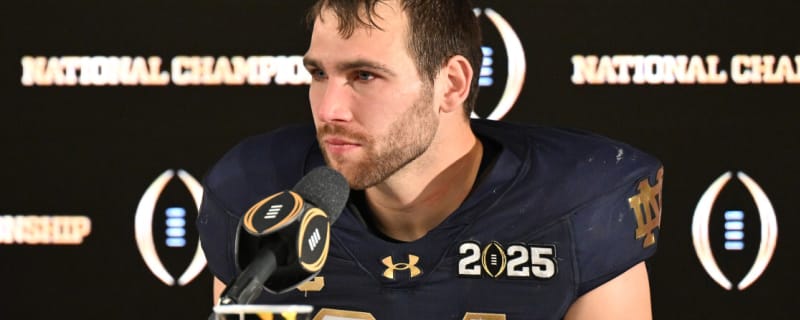 Notre Dame Captain Had Powerful Press Conference After Final College Game