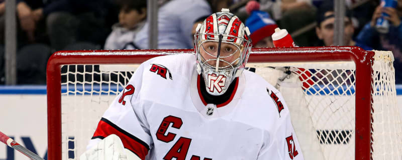 Hurricanes place young goaltender on IR