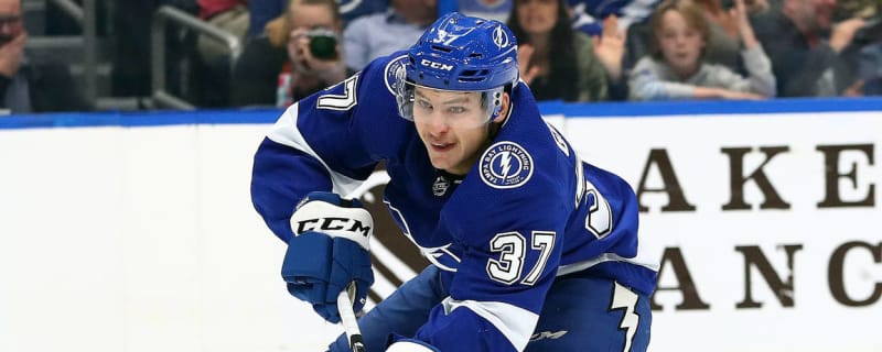 Yanni Gourde leaves Game 4 after dirty hit by Nick Ritchie