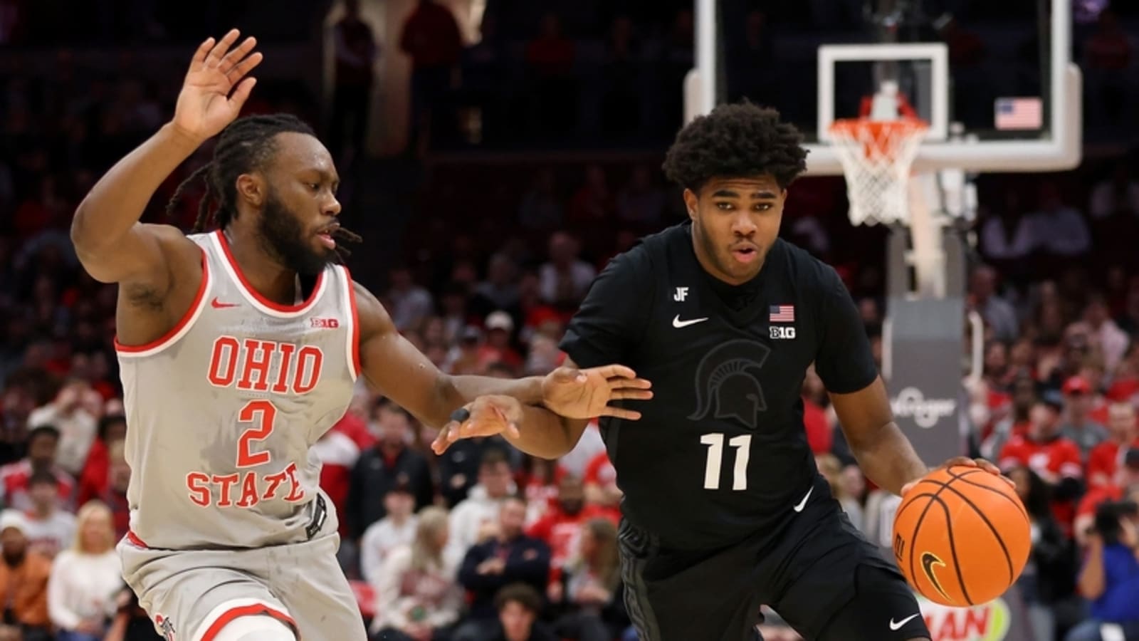 No. 18 Michigan State blows lead, still beats Ohio State