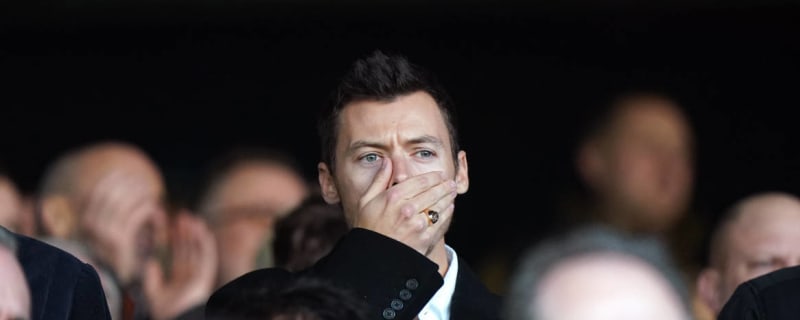 Harry Styles Spotted at Luton Town vs. Manchester United Game