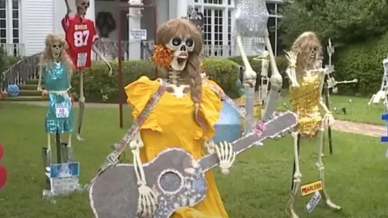 Taylor Swift Inspires Famous New Orleans Skeleton House&#39;s Insane &#39;scEras Tour&#39; Halloween Display