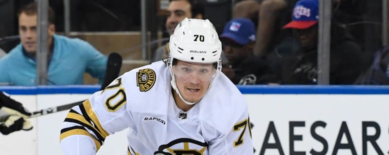 Bruins reassign top depth forward to AHL