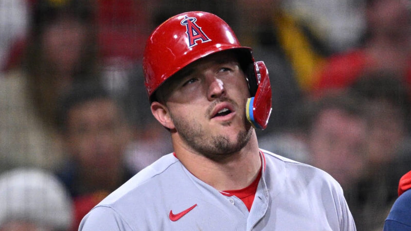 mike trout angels batting