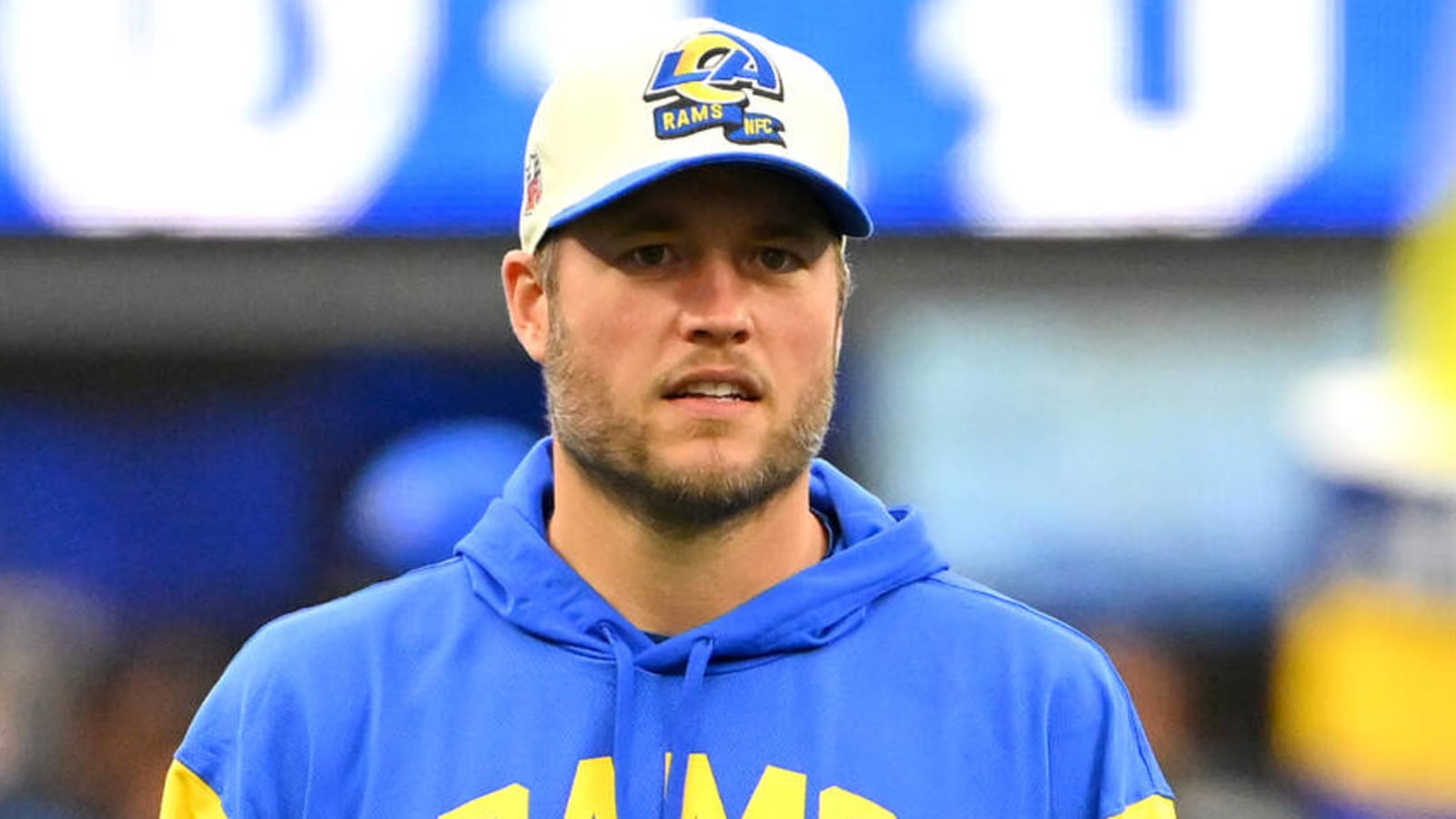 Rams' Stafford shuts down retirement rumors on wife's podcast