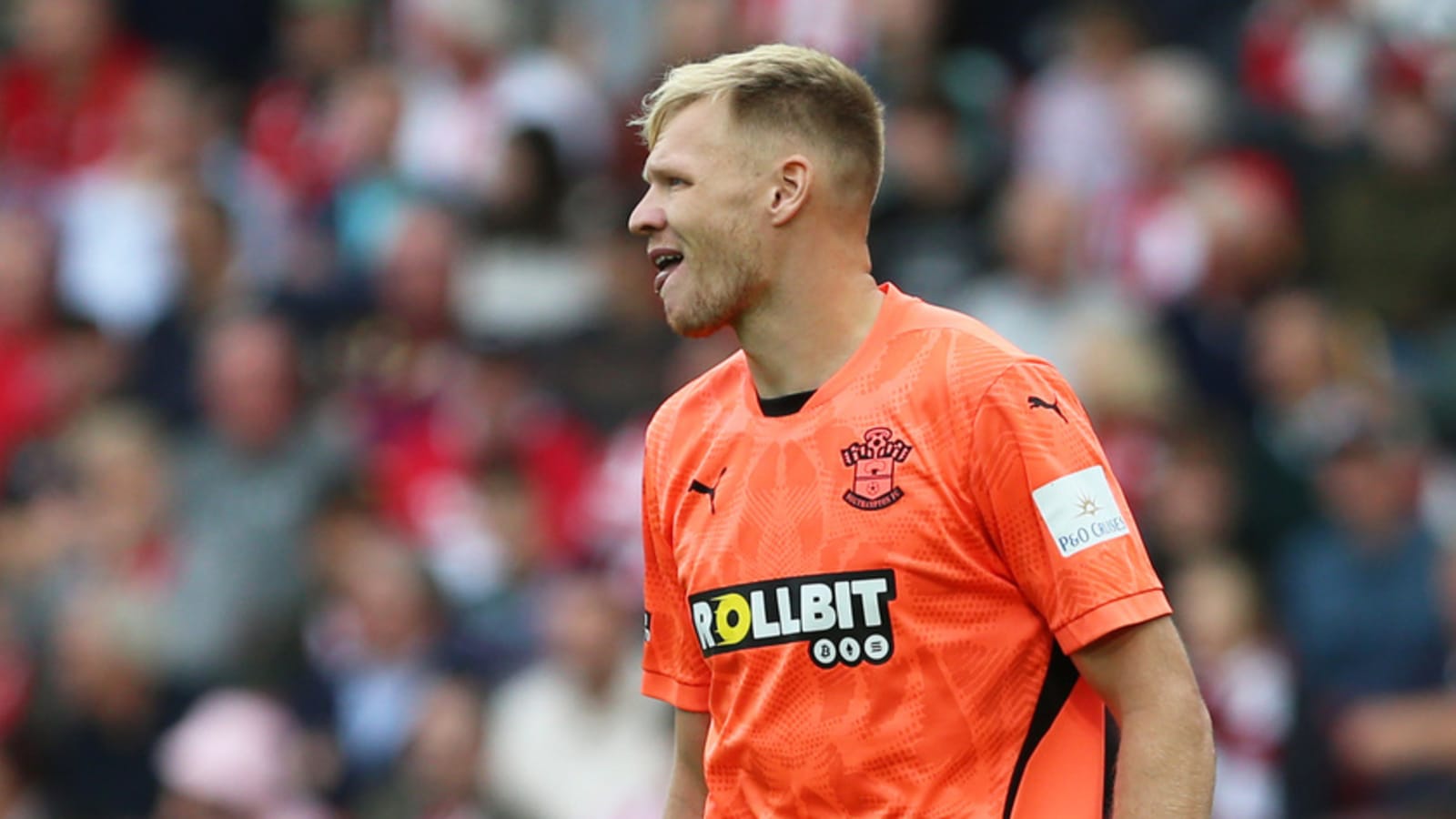 Former Arsenal goalkeeper Aaron Ramsdale dresses up as ‘Hagrid’ for Southampton unveiling
