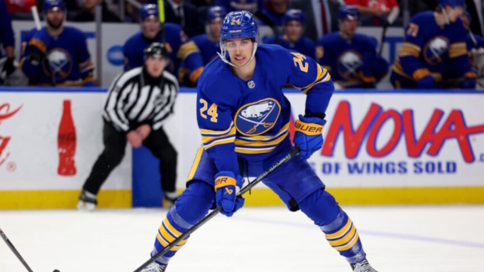 Calgary Flames remain interested in Buffalo Sabres center Dylan Cozens