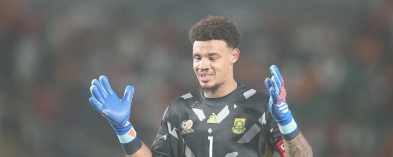 South Africa Goalkeeper Ronwen Williams Saves FOUR Penalties in AFCON Shootout Win Over Cape Verde
