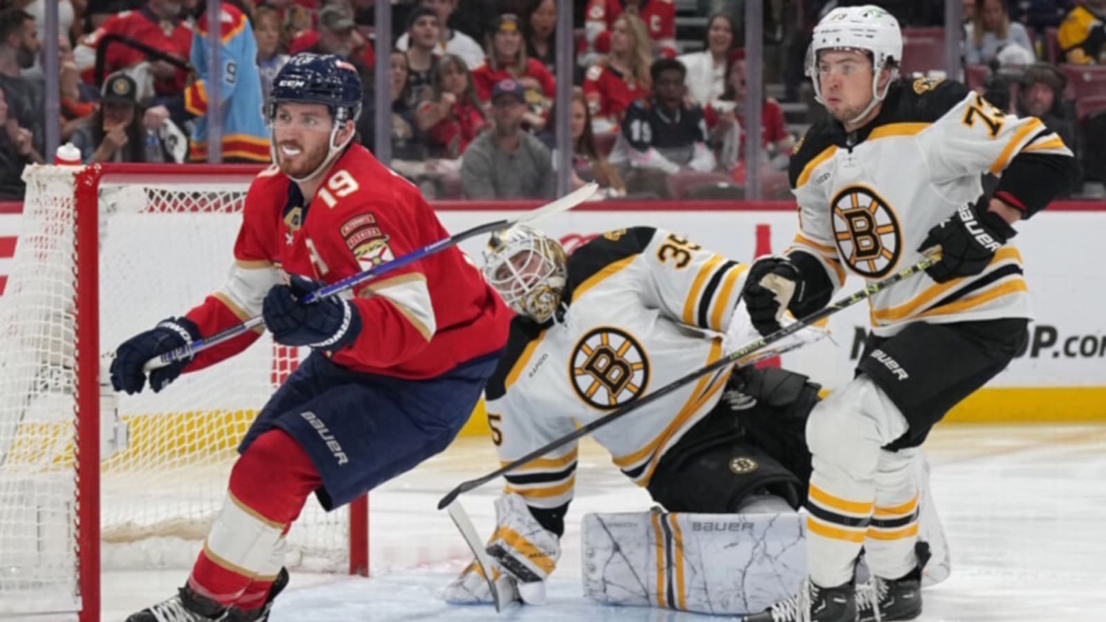 Bruins defenseman Charlie McAvoy practices in regular jersey for first time since 4 Nations Face-Off injury