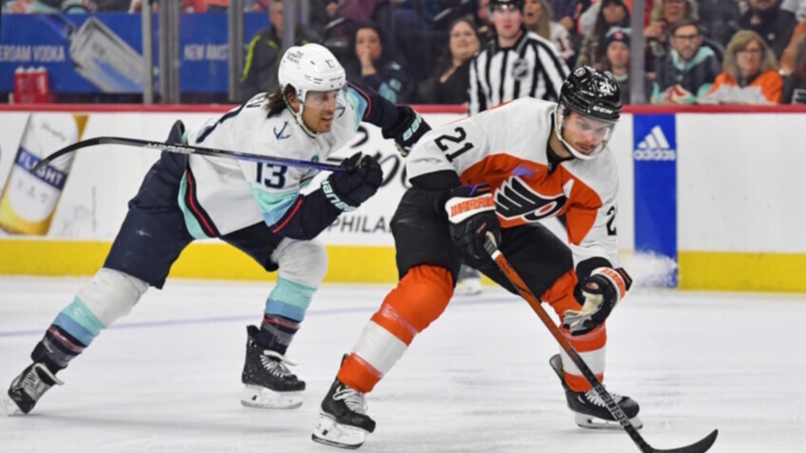 Flyers GM Daniel Briere on Scott Laughton: 'We are not actively shopping him'