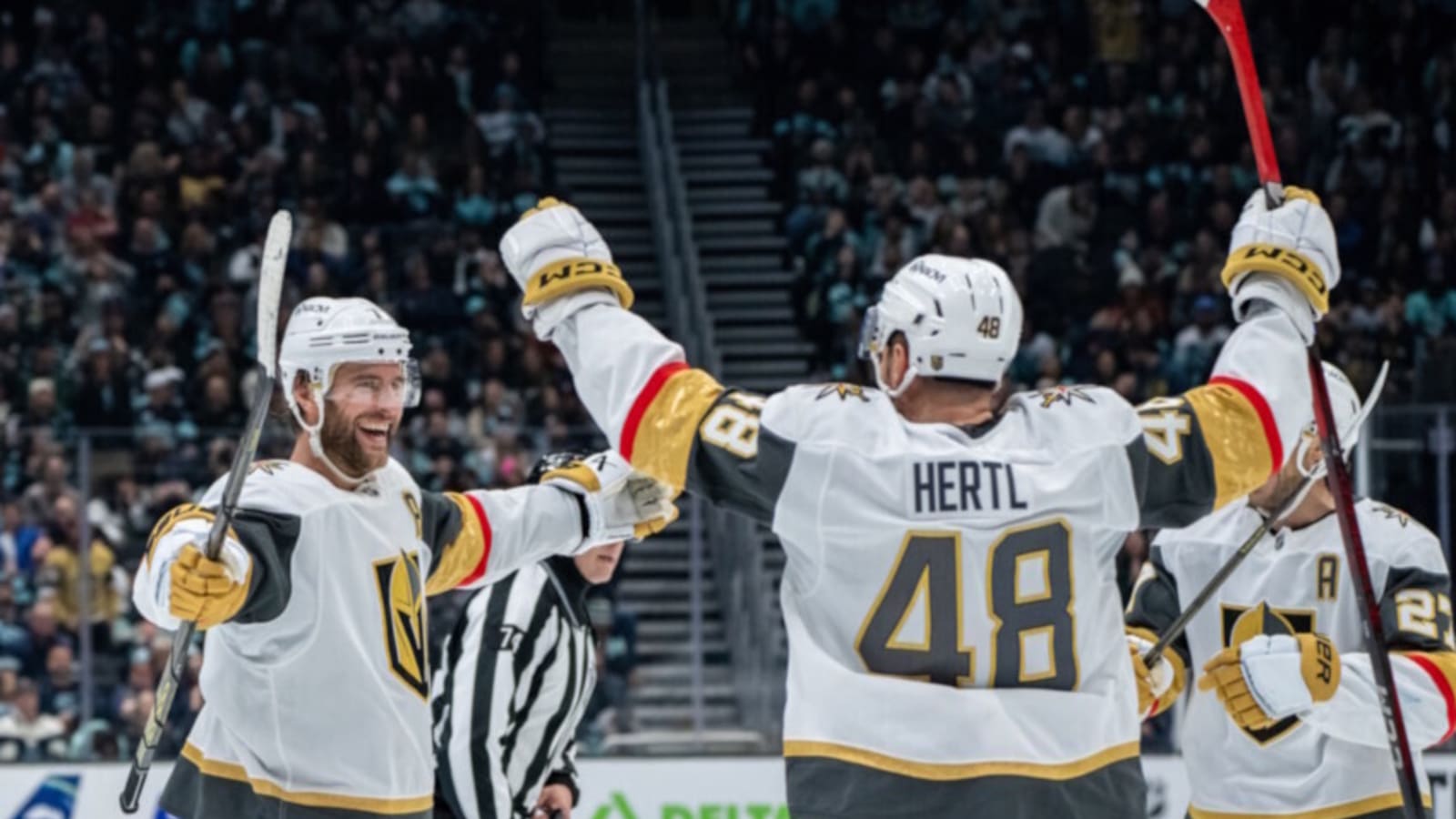 Golden Knights' Tomas Hertl may be out until playoffs; Alex Pietrangelo getting close