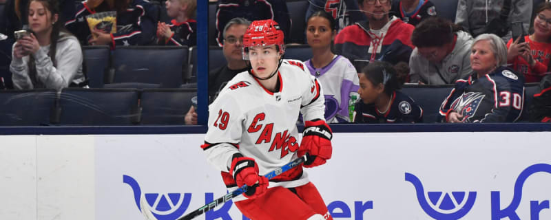Hurricanes’ Bradly Nadeau Eyeing the Opportunity to Make the NHL Jump