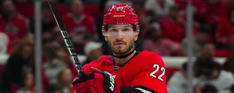Carolina Hurricanes defenseman Brett Pesce leaves game with lower-body injury