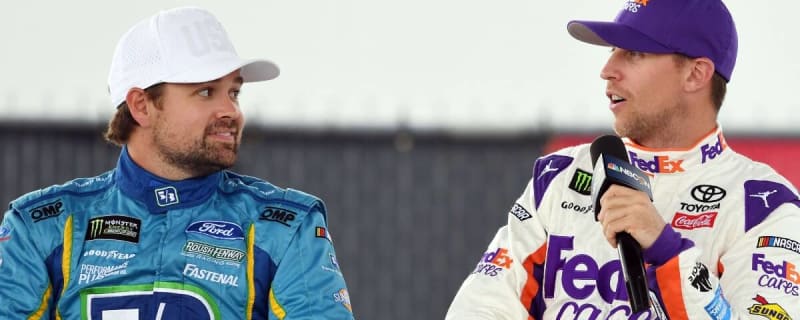 Denny Hamlin picks a side in Kyle Busch-Ricky Stenhouse Jr. fight