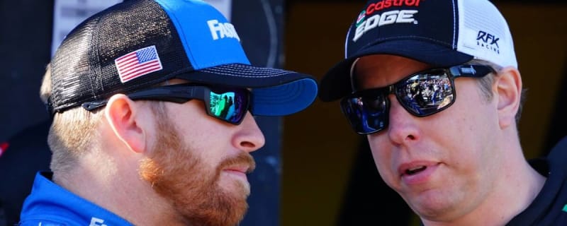 Brad Keselowski gives advice to Chris Buescher after Darlington dust-up with Tyler Reddick