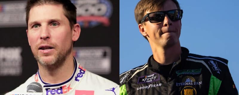 Denny Hamlin breaks down why Joey Gase was so upset, shouldn’t be fined for throwing bumper at Dawson Cram