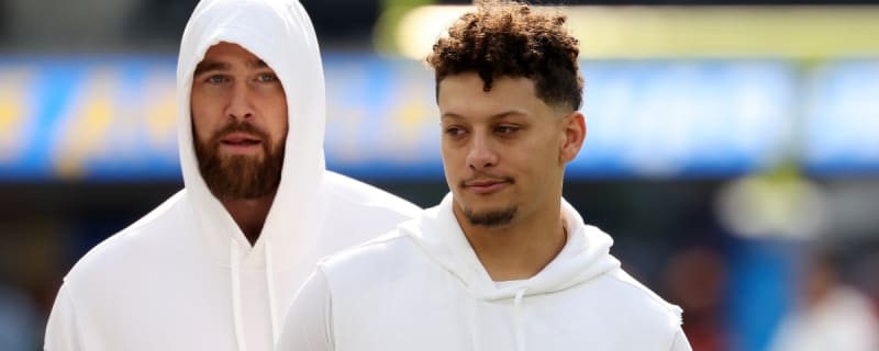 Sneaker company sues Travis Kelce, Patrick Mahomes over trademark infringement